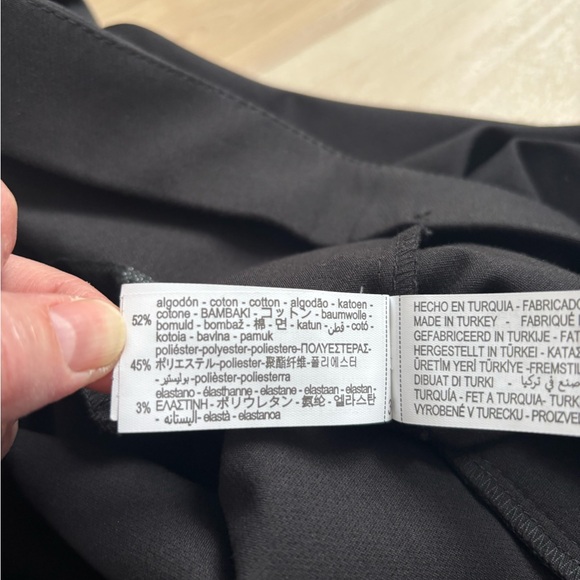 Zara Black & White Houndstooth Knit Bomber Jacket - Picture 7 of 7